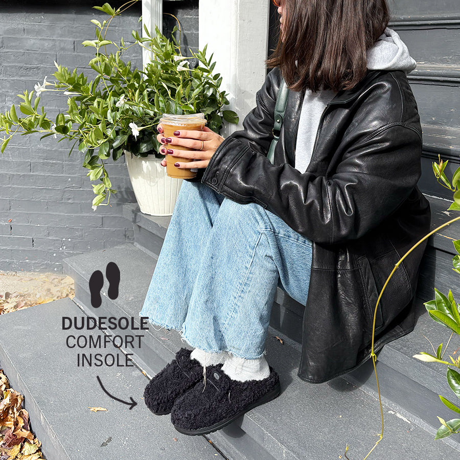 Wendy Slipper – Cozy Black/Black - Image 8