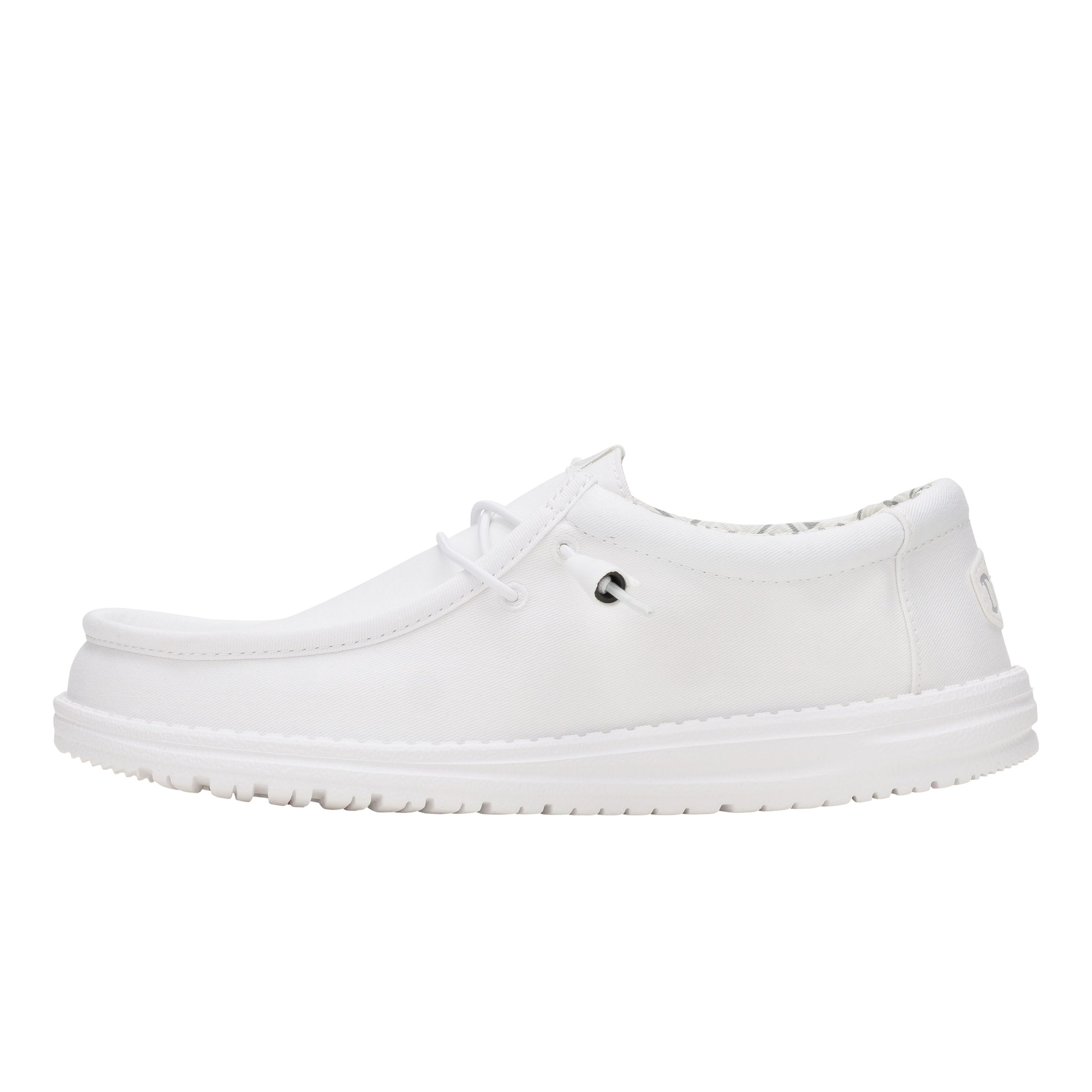 Wally Stretch Canvas Wide – White/White