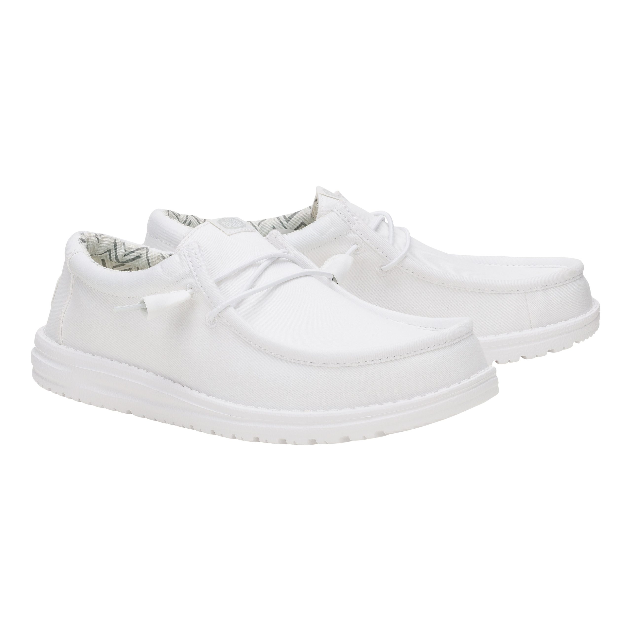 Wally Stretch Canvas Wide – White/White - Image 2