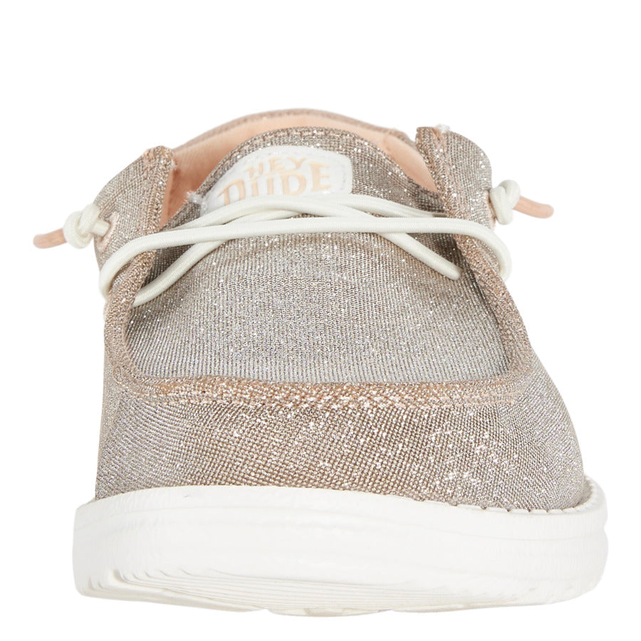 Wendy Metallic Sparkle Wide – Rose Gold - Image 5