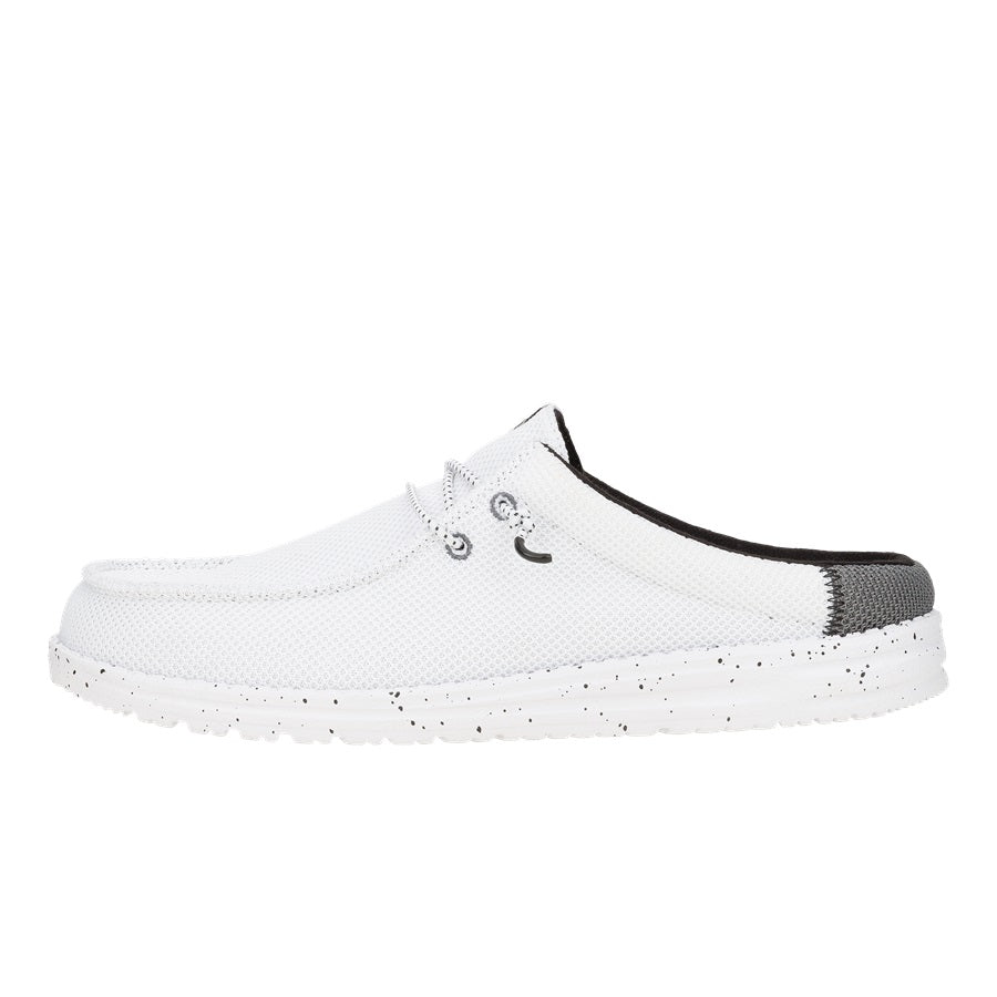 Wally Slip Varsity – White/Black