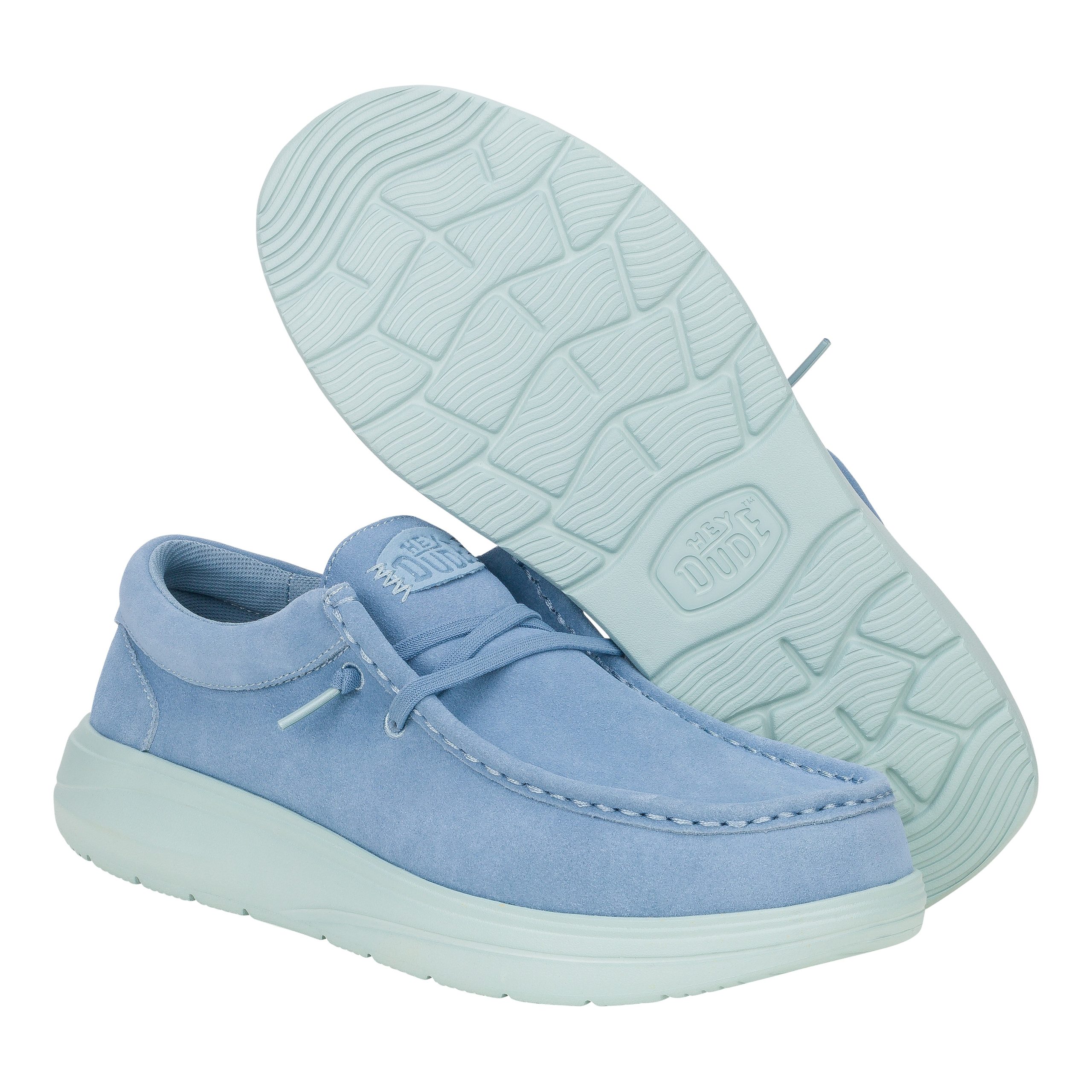 Wally Comf Suede – Faded Denim/Cloud Blue - Image 3