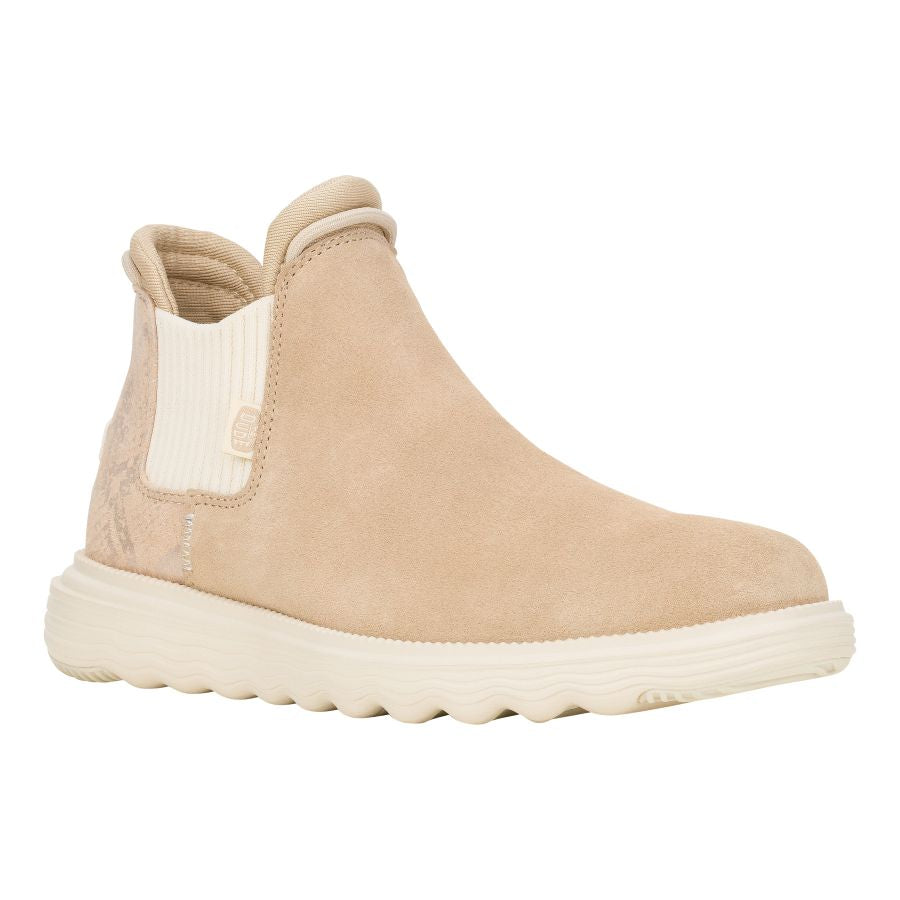 Branson Womens Suede Novelty – Sand/Snake - Image 7