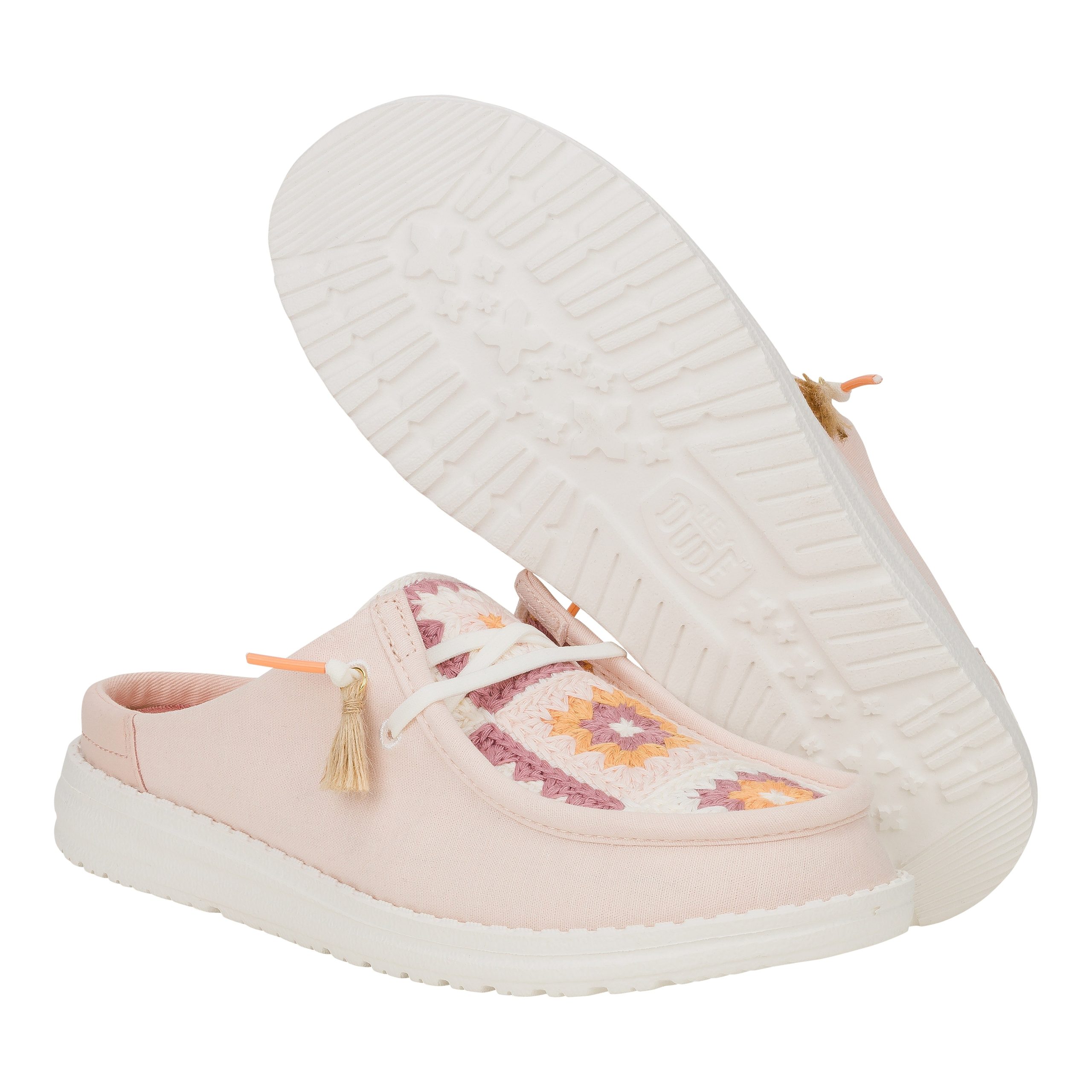 Wendy Slip Cottage Crochet – Pale Pink/Multi - Image 3