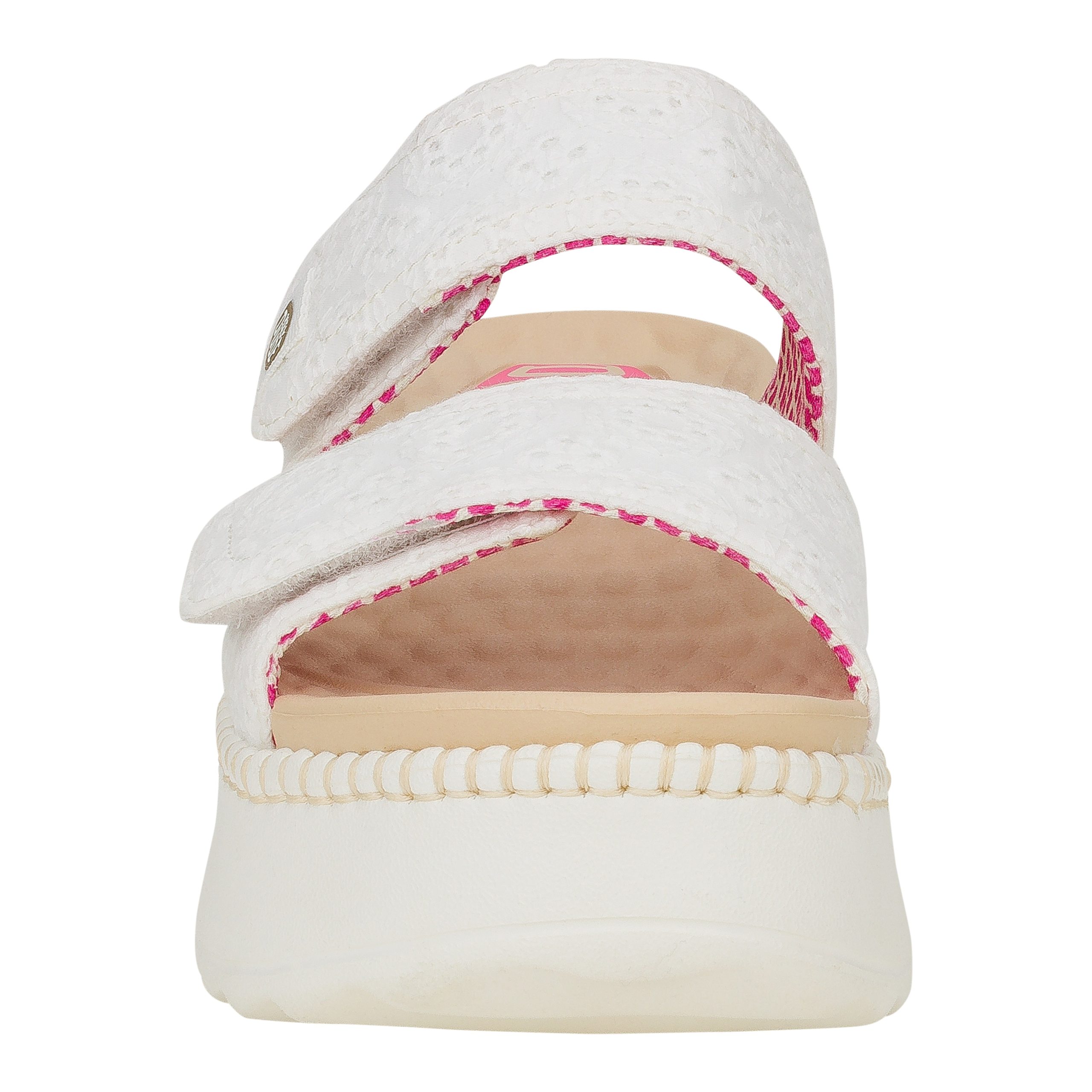 Delray Slide Eyelet – White - Image 4