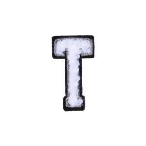 Letter T Patch – T Black/White