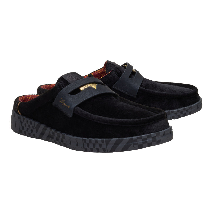 Wally Slip Hogwarts Loafer – Black/Gold