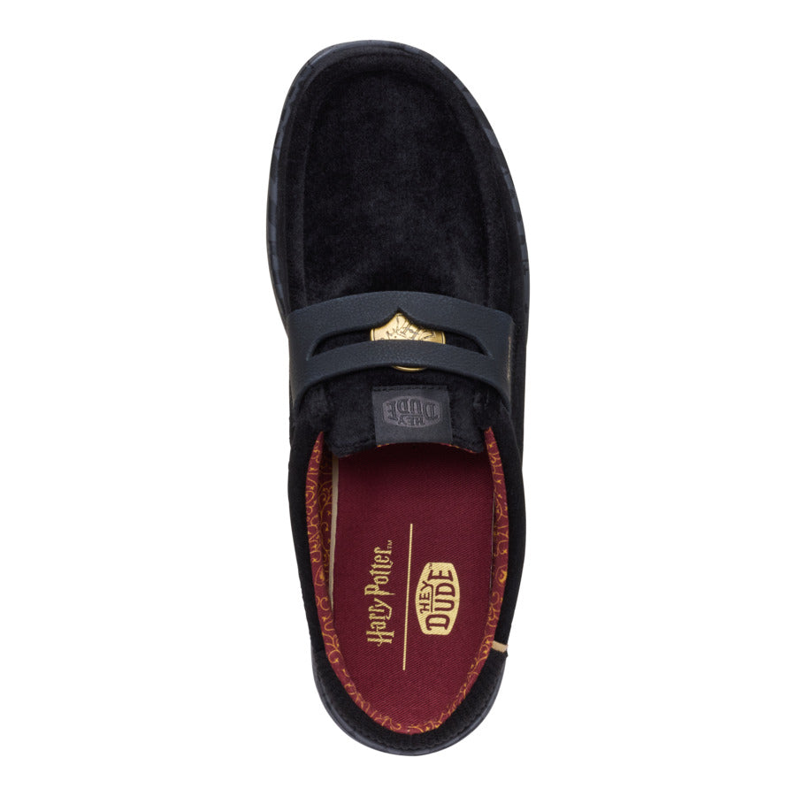 Wally Slip Hogwarts Loafer – Black/Gold - Image 6