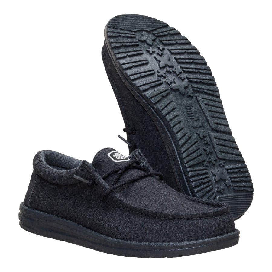 Wally Stretch Jersey Wide – Black/Black - Image 3