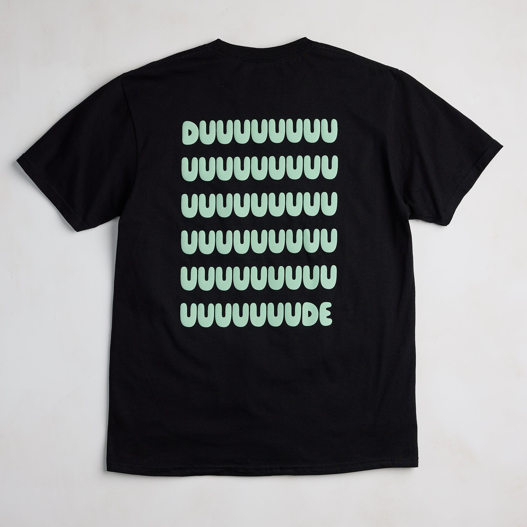 Duuuuuude Tee – Black/Mint - Image 3
